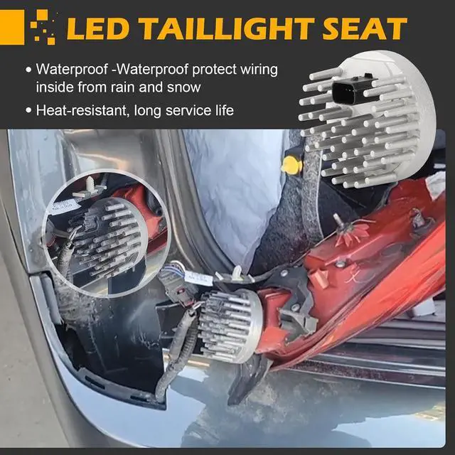 Alt view image 3 of 7 - 13579168 LED Tail Light Bulb Unit Compatible with 2013-2018 Cadillac ATS XTS 3.6L Replaces# 84198978