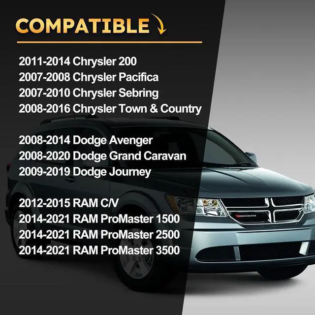 Alt view image 2 of 7 - 62TE Automatic Transmission Filter with Gasket Kit for Ram ProMaster 1500 2500 3500/Chrysler 200,Pacifica,Town & Country,Sebring/Dodge Avenger,Grand Caravan,Journey Replaces# FT1240 58128 68018555AA