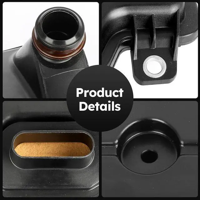 Alt view image 7 of 7 - 62TE Automatic Transmission Filter with Gasket Kit for Ram ProMaster 1500 2500 3500/Chrysler 200,Pacifica,Town & Country,Sebring/Dodge Avenger,Grand Caravan,Journey Replaces# FT1240 58128 68018555AA