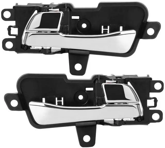 Main image of Interior Inside Chrome Door Handle Front or Rear Left & Right/Driver & Passenger Side Fits for 2011-2015 Hyundai Sonata Replaces 826103S010 82610-3S010 826203S010 82620-3S010