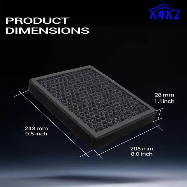 Alt view image 6 of 7 - Premium HEPA Cabin Air Filter Upgraded Air Filter with Activated Carbon for Chevy Cruze, Silverado 1500/2500/3500, GMC Sierra 1500/2500/3500, Yukon Buick Regal, Cadillac ATS,CT6,Escalade CF11966