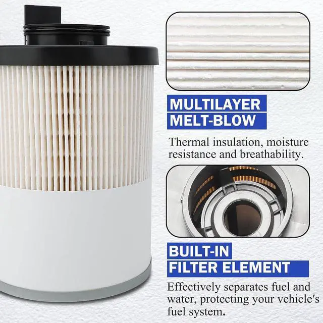 Alt view image 4 of 7 - FS20083 Fuel Filter Water Separator For Freightliner Cascadia Cummins ISX DD13 DD15 DD16 Detroit Diesel Engines Replaces # A0000905051 A48507 PF46145