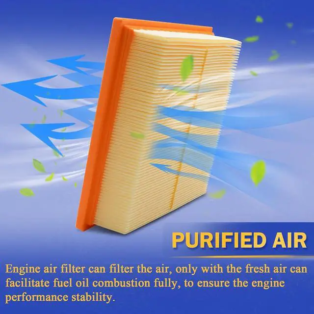Alt view image 4 of 7 - CA10755 Engine Air Filter for 2010-2022 Toyota Avalon Camry Highlander Sienna Lexus ES350 NX200T NX300 RX350 Dodge Durango Jeep Grand Cherokee 17801-0P050