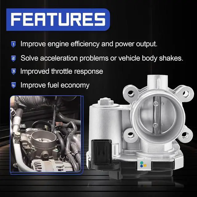 Alt view image 4 of 7 - S20417 Electronic Throttle Body For Chevy 16-21 Cruze,18-20 Equinox,16-20 Malibu/18-21 GMC Terrain/16-21 Buick Encore 1.4L 1.5L Replaces# 12659491, 12671379, 6E3053, 673053