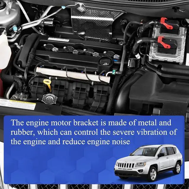 Alt view image 5 of 7 - Engine Mount Engine Motor & Transmission Mount for 2007-2016 Dodge Caliber Jeep Compass Patriot 2.0L 2.4L A5415 A5416 A5417 A5418