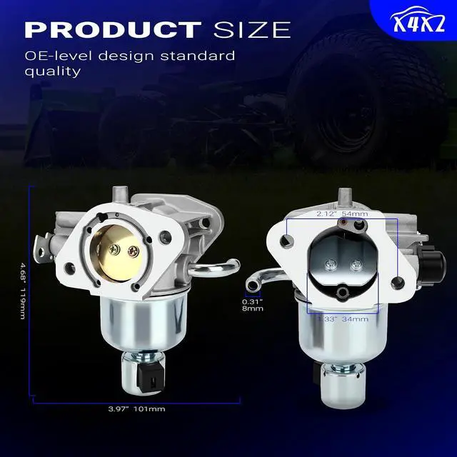 Alt view image 4 of 7 - 16-853-19S Carburetor Carb with Air Oil Filter Fuel Pump Kit For Kohler 7000 Series KT725 KT730 KT735 KT740 KT745 22HP 23HP 24HP 25HP 26HP Engines Replace# 32-853-67-S 32-853-63S