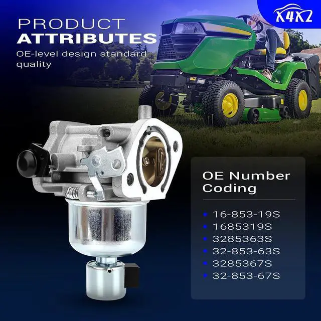 Alt view image 3 of 7 - 16-853-19S Carburetor Carb with Air Oil Filter Fuel Pump Kit For Kohler 7000 Series KT725 KT730 KT735 KT740 KT745 22HP 23HP 24HP 25HP 26HP Engines Replace# 32-853-67-S 32-853-63S