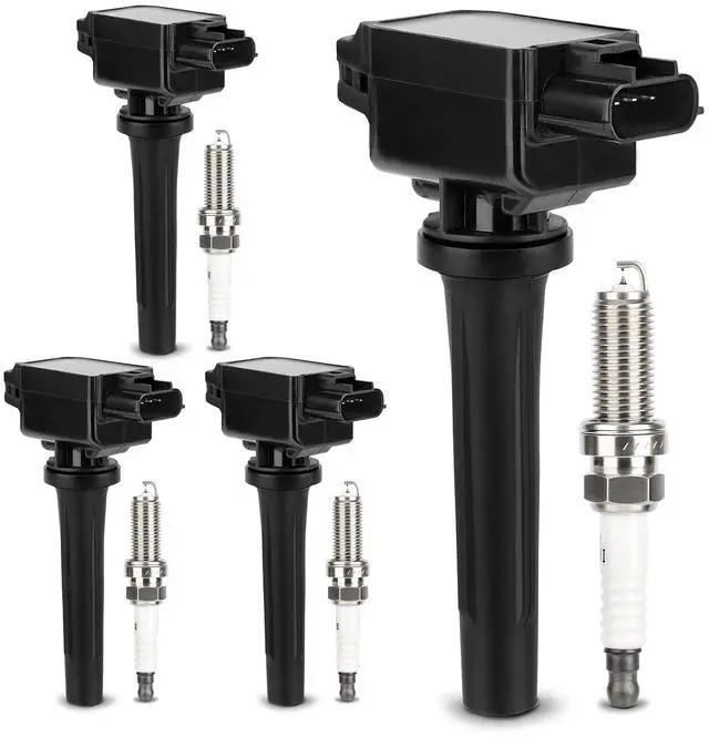 Main image of UF656 Ignition Coil & 93501 Double Iridium Spark Plug for 12-20 Mazda 3/14-20 Mazda 6/16-19 CX-3/13-18 CX-5/16-18 MX-5 Miata 2.0L 2.5L L4 Replaces# PE0118100A C1837 5C1894 GN10625 C-857