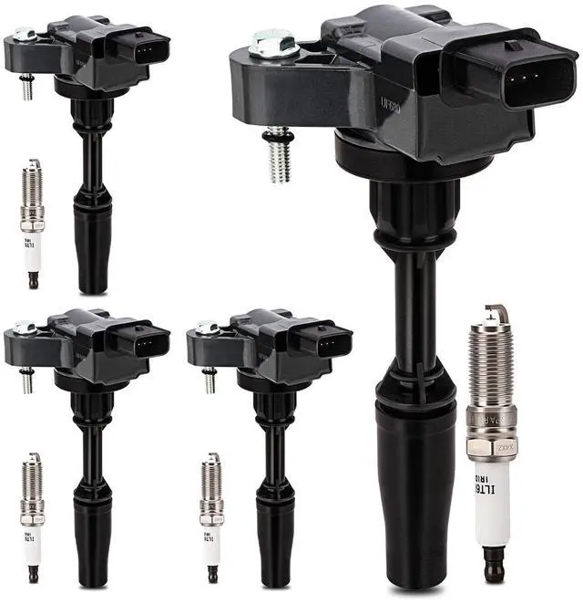Main image of UF680 Ignition Coil & LTR6GP8 Double Iridium Spark Plug For Buick Envision Regal Regal Sportback Regal TourX/Cadillac ATS CT6 CTS/Chevy Camaro Equinox Malibu Traverse/GMC Terrain 2.0L I4 GN10682 C1827