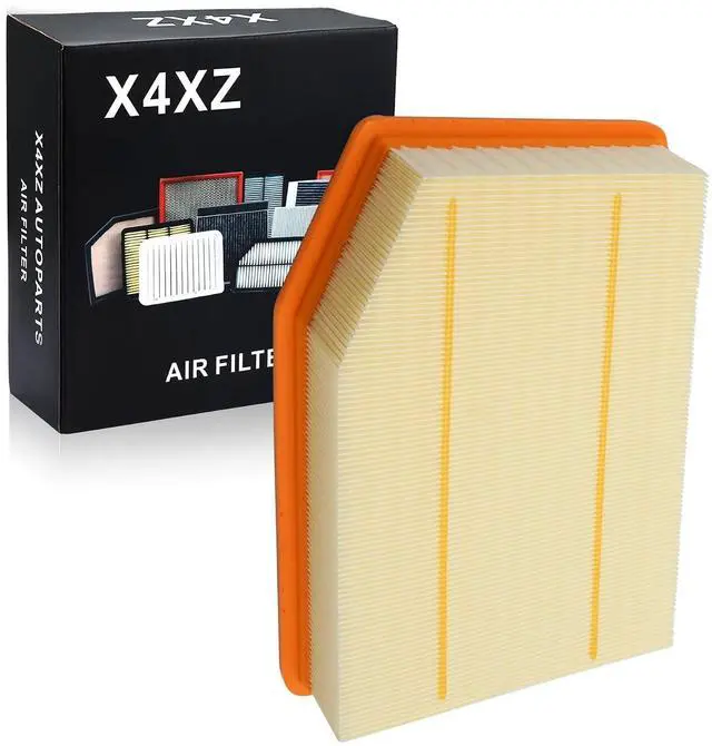 Main image of CA12404 Engine Air Filter for 2019-2022 Chevy Silverado 1500 Suburban Tahoe/GMC Sierra 1500 Yukon XL/Cadillac Escalade (Not fit for 3.0L L6 Diesel Turbocharged) A3246C, AF9243, PA99417,84121217
