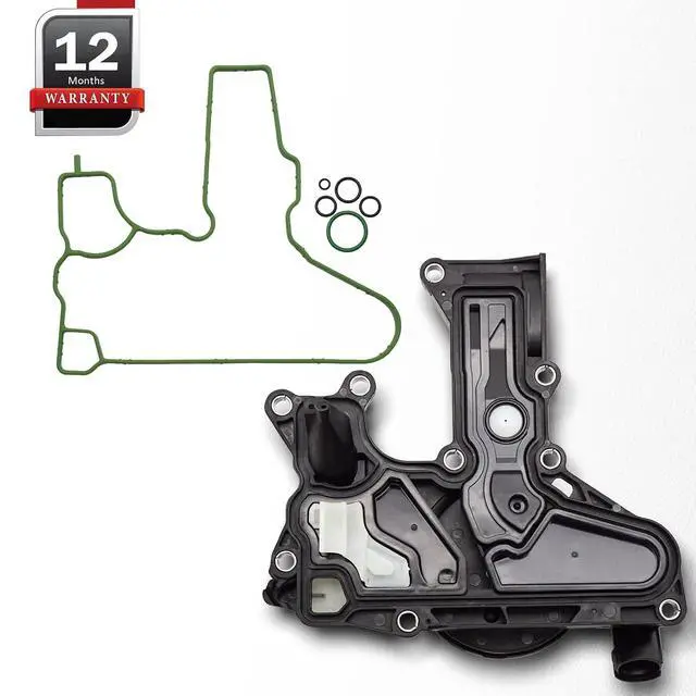 Alt view image 7 of 7 - PCV Valve Engine Crankcase Vent Valve Oil Separator with Gasket & O-ring seal for 2012-2018 Audi A4 A5 A6 Q5 Quattro Allroad 2.0T Only 06H103495AE 06H103495J 06H103495AK