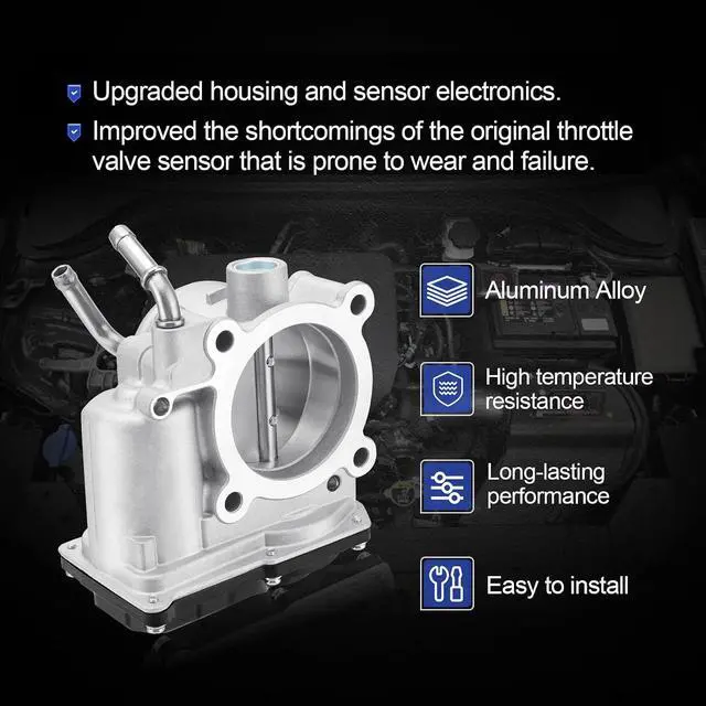 Alt view image 3 of 7 - S20435 Electronic Throttle Body For Hyundai 11-20 Elantra,14-21 Tucson,2015 IX35/14-18 KIA Forte Forte Koup Forte5 Soul 1.8L 2.0L Replaces# 67-9009, 351002E000