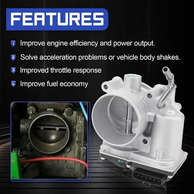 Alt view image 4 of 7 - S20435 Electronic Throttle Body For Hyundai 11-20 Elantra,14-21 Tucson,2015 IX35/14-18 KIA Forte Forte Koup Forte5 Soul 1.8L 2.0L Replaces# 67-9009, 351002E000