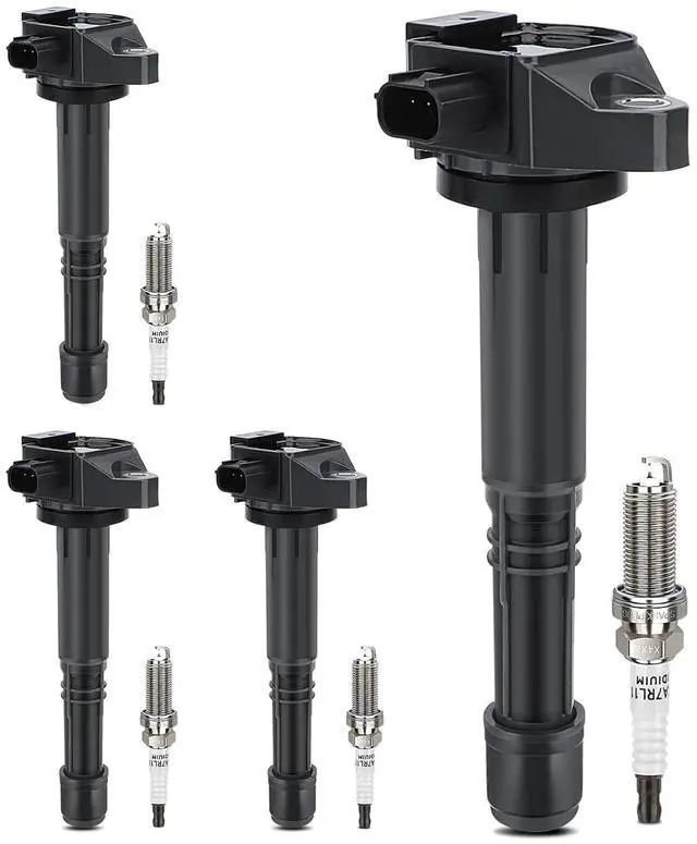 Main image of UF712 Ignition Coil & 93501 Double Iridium Spark Plug For 2013-2017 Honda Accord,2015-2019 CR-V /2015-2017 Acura TLX,2016-2020 Acura ILX L4 2.4L Replaces# GN10732, C-867, 305205A2A01, 36-8259