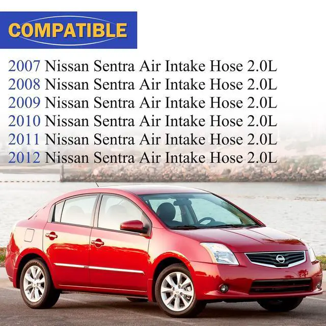 Alt view image 2 of 6 - 16576-ET00A Air Cleaner Intake Hose Tube Intake Boot for 2007-2012 Nissan Sentra 2.0L 696-003 16576-ET000