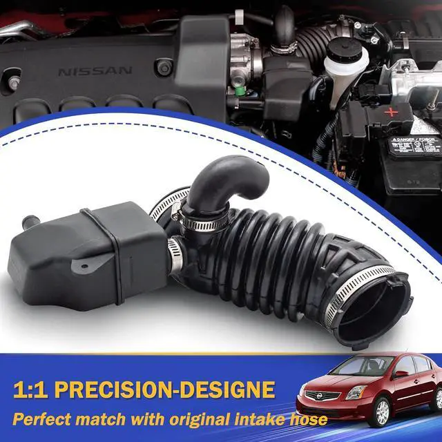 Alt view image 4 of 6 - 16576-ET00A Air Cleaner Intake Hose Tube Intake Boot for 2007-2012 Nissan Sentra 2.0L 696-003 16576-ET000