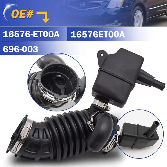 Alt view image 6 of 6 - 16576-ET00A Air Cleaner Intake Hose Tube Intake Boot for 2007-2012 Nissan Sentra 2.0L 696-003 16576-ET000