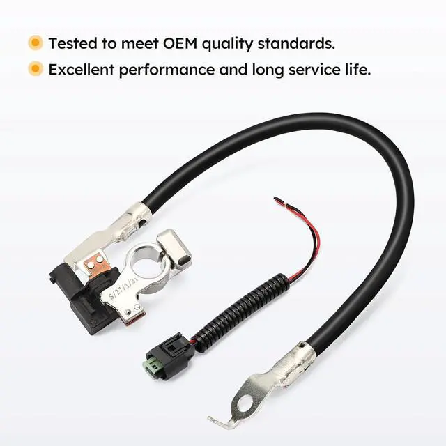 Alt view image 7 of 7 - AV6Z-10C679-B Negative Battery Cable Wire with Pigtail Connector for 2012-2018 Ford Focus, 2013-2019 Ford Escape, 2013-2018 Ford C-Max, 2014 2015 2016 Ford Transit Connect AV6Z10C679P