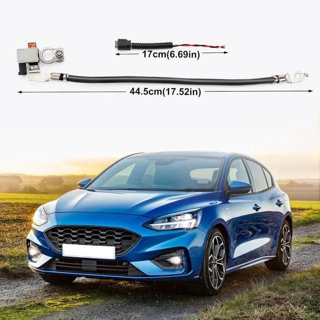 Alt view image 6 of 7 - AV6Z-10C679-B Negative Battery Cable Wire with Pigtail Connector for 2012-2018 Ford Focus, 2013-2019 Ford Escape, 2013-2018 Ford C-Max, 2014 2015 2016 Ford Transit Connect AV6Z10C679P