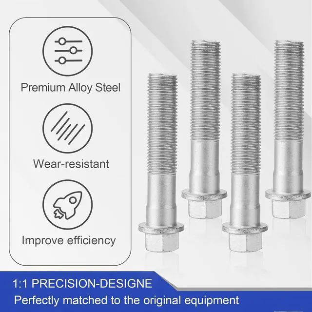 Alt view image 6 of 7 - 917-519 Front Wheel Hub Bearing Mounting Bolts Hardware Kit 4PCS for GMC Savana Sierra Yukon XL/Chevy Silverado 2500 3500 Express Suburban 2019-1999 Replaces# 15719028 917519