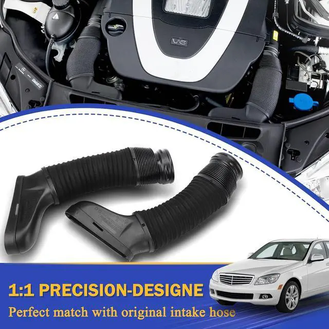 Alt view image 5 of 7 - 2720903582 & 2720903682 Air Intake Inlet Duct Hose Left & Right For Mercedes-Benz C300 C350 E350 W204 W212 Replaces#4008700 4008701 A2720903582 A2720901382