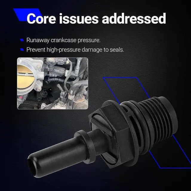 Alt view image 3 of 7 - 12691880 PCV Valve For 2014-2024 Cadillac Escalade Chevrolet Suburban Tahoe GMC Yukon Replace# 12691880, 12631624