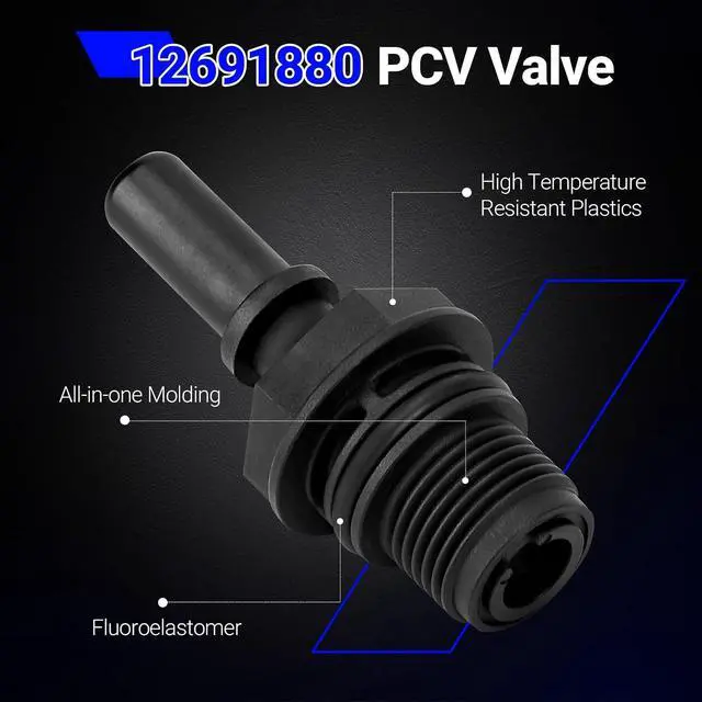 Alt view image 6 of 7 - 12691880 PCV Valve For 2014-2024 Cadillac Escalade Chevrolet Suburban Tahoe GMC Yukon Replace# 12691880, 12631624
