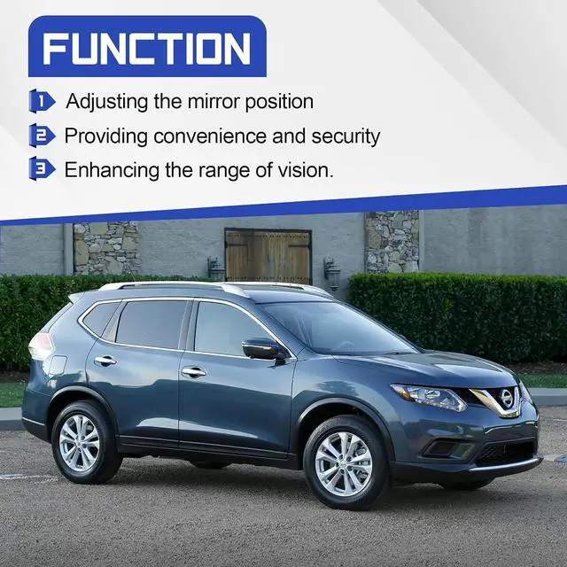 Alt view image 5 of 7 - 25570-3TB1A Door Mirror Switch Assy-Mirror Control Left Side for Nissan Altima Pathfinder Murano Rogue Maxima 2013-2019 Replaces 255703TB1A(Not fit 25570-3TB2A)