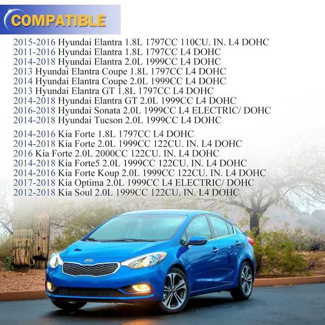 Alt view image 2 of 6 - Engine Oil Level Dipstick for Hyundai Elantra 14-18/Sonata 16-18/Tucson 14-18/ Kia Forte Forte5 14-18/Forte Koup 14-16/Optima 17-18/Soul 12-18 26611-2E021