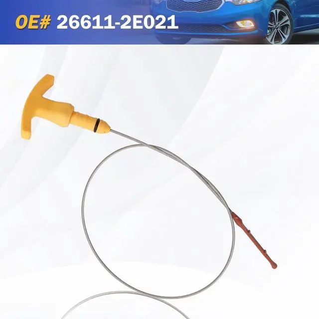 Alt view image 6 of 6 - Engine Oil Level Dipstick for Hyundai Elantra 14-18/Sonata 16-18/Tucson 14-18/ Kia Forte Forte5 14-18/Forte Koup 14-16/Optima 17-18/Soul 12-18 26611-2E021