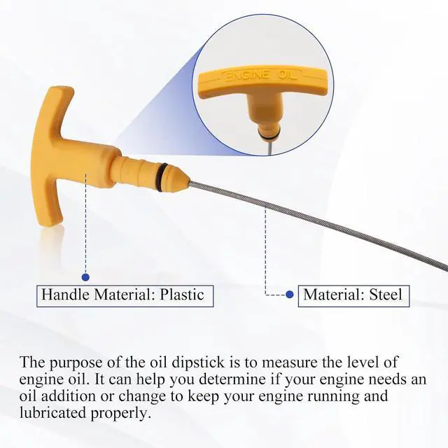 Alt view image 5 of 6 - Engine Oil Level Dipstick for Hyundai Elantra 14-18/Sonata 16-18/Tucson 14-18/ Kia Forte Forte5 14-18/Forte Koup 14-16/Optima 17-18/Soul 12-18 26611-2E021