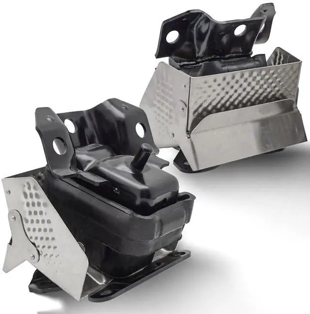 Main image of A5365HY Engine Motor Mount with Heat Shield for 2007-2014 Chevy Tahoe Silverado Suburban Avalanche GMC Sierra Yukon Cadillac Escalade A5365HY 15854941, Black