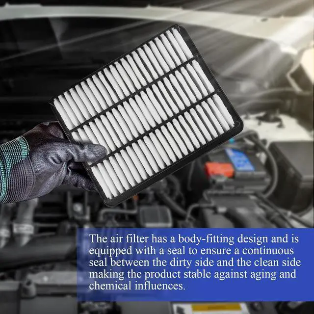 Alt view image 4 of 7 - CA12167 Engine Air Filter for 2016-2023 Mazda CX-9, CX-5, 2018-2021 Mazda 6, Replace # RT12167, WA9790, PA99223, PY8W-13-3A0