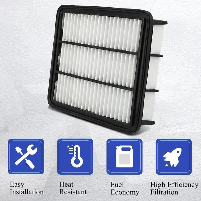 Alt view image 6 of 7 - CA12167 Engine Air Filter for 2016-2023 Mazda CX-9, CX-5, 2018-2021 Mazda 6, Replace # RT12167, WA9790, PA99223, PY8W-13-3A0