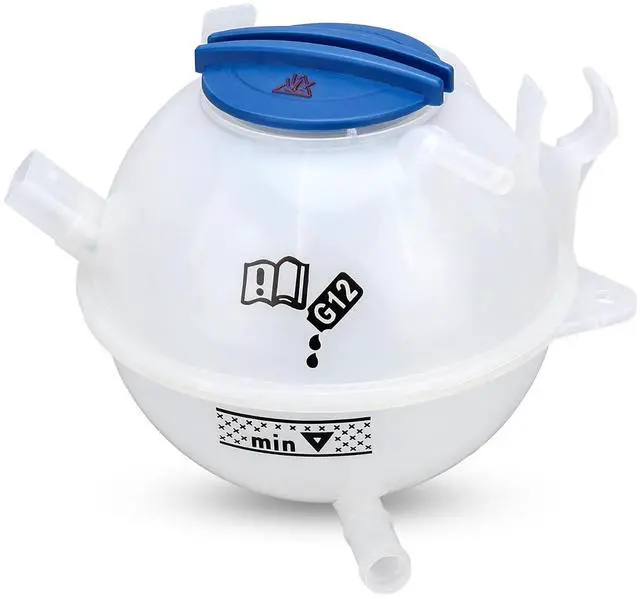 Main image of 603-253 Engine Coolant Reservoir Expansion Tank with Cap for AUDI A3 Q3 TT RS3/ VW Jetta Passat Golf Beetle CC Eos Tiguan Rabbit