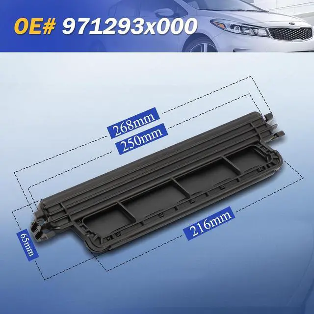 Alt view image 6 of 6 - OEM Quality Cabin Air Filter Access Cover for 11-17 Hyundai Elantra 14-18 Kia Forte Forte5 Forte Koup 97129-3X000