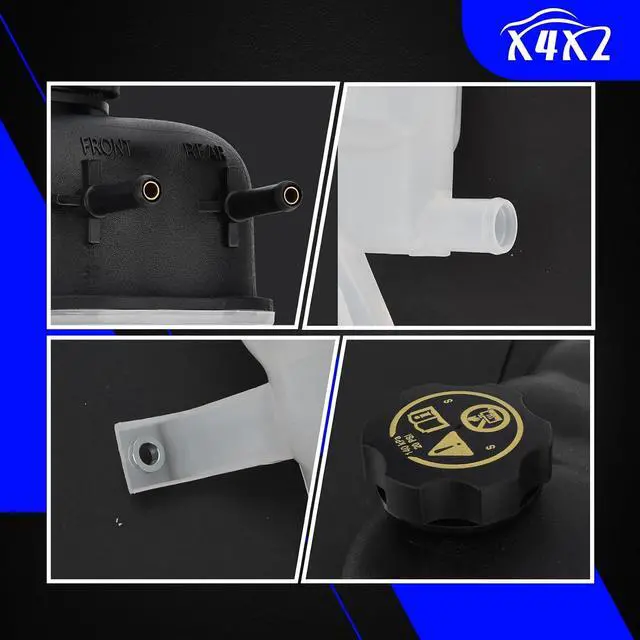 Alt view image 7 of 7 - 603-973 Coolant Overflow Reservoir Tank with Cap For Chevy Silverado 1500,Tahoe,Suburban/GMC Sierra 1500,Yukon,Yukon XL/Cadillac Escalade Replace# 22856231, 3014134