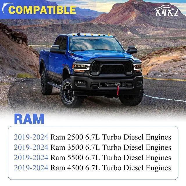 Alt view image 2 of 6 - Upgrade Long-life Paper Fuel Filter Water Separetor Kit for 2019 2020 2021 2022 2023 2024 Dodge Ram 2500 3500 4500 5500 6.7L Cummins Diesel Turbo Engines (OEM#68157291AA 68436631AA)