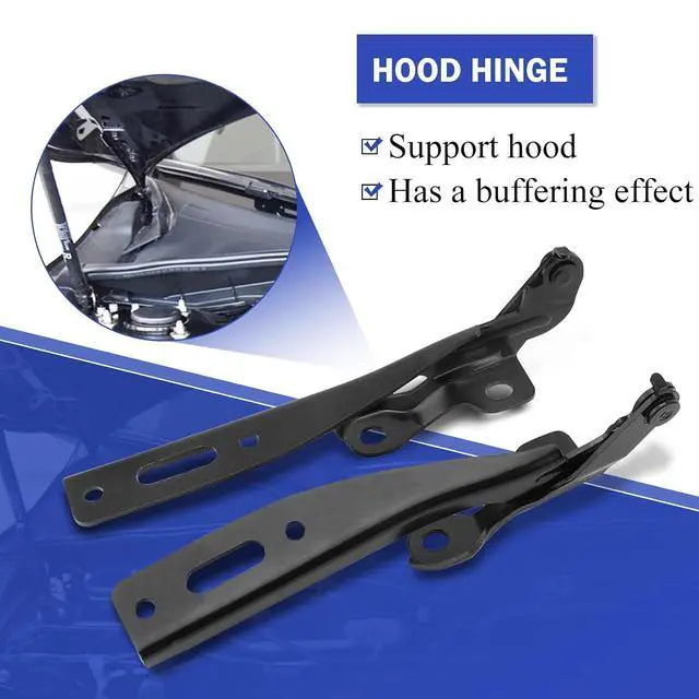 Alt view image 3 of 7 - Hood Hinge for 2013-2015 Honda Accord Front Left/Right Driver & Passenger Side HO1236133 HO1236134