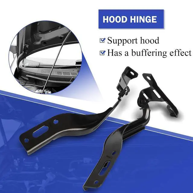 Alt view image 3 of 7 - Hood Hinge for 2006-2011 Honda Civic Front Left/Right Driver & Passenger Side LH RH HO1236115 HO1236116