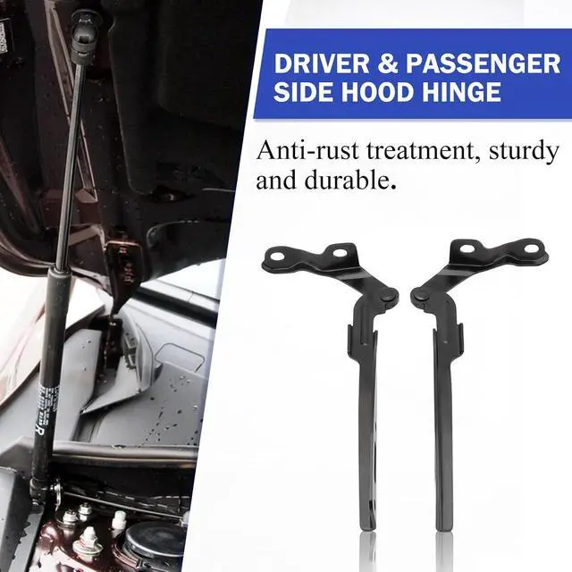 Alt view image 4 of 7 - Hood Hinge for 2013-2015 Honda Accord Front Left/Right Driver & Passenger Side HO1236133 HO1236134