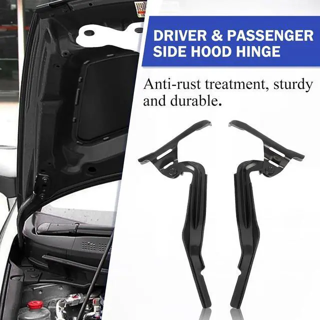Alt view image 4 of 7 - Hood Hinge for 2006-2011 Honda Civic Front Left/Right Driver & Passenger Side LH RH HO1236115 HO1236116
