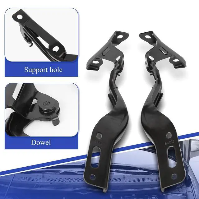 Alt view image 7 of 7 - Hood Hinge for 2006-2011 Honda Civic Front Left/Right Driver & Passenger Side LH RH HO1236115 HO1236116