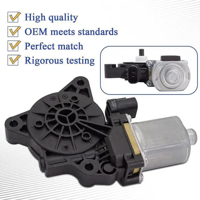 Alt view image 4 of 6 - OEM Quality Power Window Motor for 2016-2021 Hyundai Tucson Front Left Or Rear Left Driver Side Door without Auto Up&Down 82450D3000