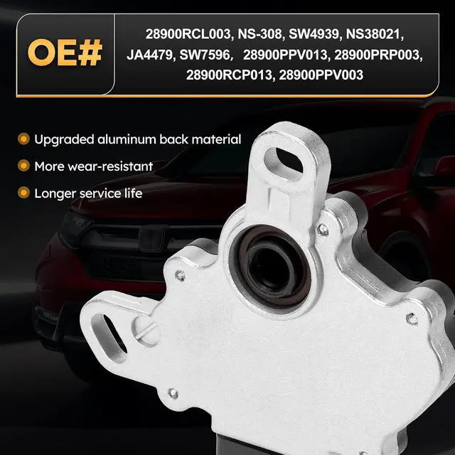 Alt view image 6 of 7 - 28900RCL003 Automatic Transmission Neutral Safety Position Switch for Honda 03-12 Accord Civic,06-15 Civic,07-14 CR-V,12-15 Crosstour,07-11 Element,07-08 Fit Replace# 28900RCR003, 28900-RPC-013