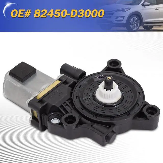 Alt view image 6 of 6 - OEM Quality Power Window Motor for 2016-2021 Hyundai Tucson Front Left Or Rear Left Driver Side Door without Auto Up&Down 82450D3000