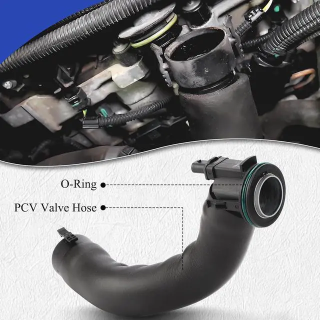 Alt view image 5 of 7 - 11127588417 Crankcase Vent Hose for 2012-2018 BMW 228i 320i 328i 428i X1 X3 X4 X5