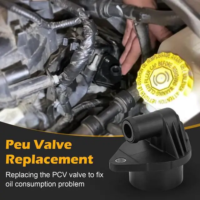 Alt view image 3 of 7 - 46835 PCV Valve Assembly-Positive Crankcase Ventilation Valve For 3.6L Chrysler 200 300 Town & Country/Dodge Challenger Charger/Jeep Wrangler Ram 1500 C/V Replaces# 68083202AC, 68083202AB