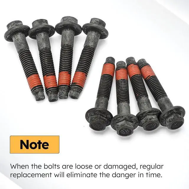 Alt view image 6 of 7 - 6505257AA Exhaust Manifold Stud Bolt & Nut Kits for 99-09 Jeep Grand Cherokee, 06-09 Commander/07-09 Aspen /00-08 Dodge Ram Durango Dakota/ 06-07 Mitsubishi Raider 4.7L V8 Replaces# 6504331