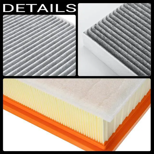 Alt view image 7 of 7 - CA10835 CF10285 Engine & Cabin Air Filter Kit Compatible with 2010-2026 Toyota 4Runner 4.0L, 2010-2023 Lexus GX460 4.6L Replace# 17801-38050 87139-30040 87139-YZZ08 17801-38051 SA10835 87139-07010